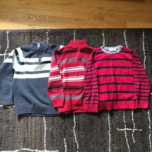 Boys zip up sweaters